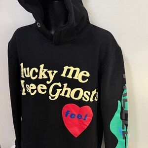 Camp flog gnaw .Black Hoodie with Graphic Print